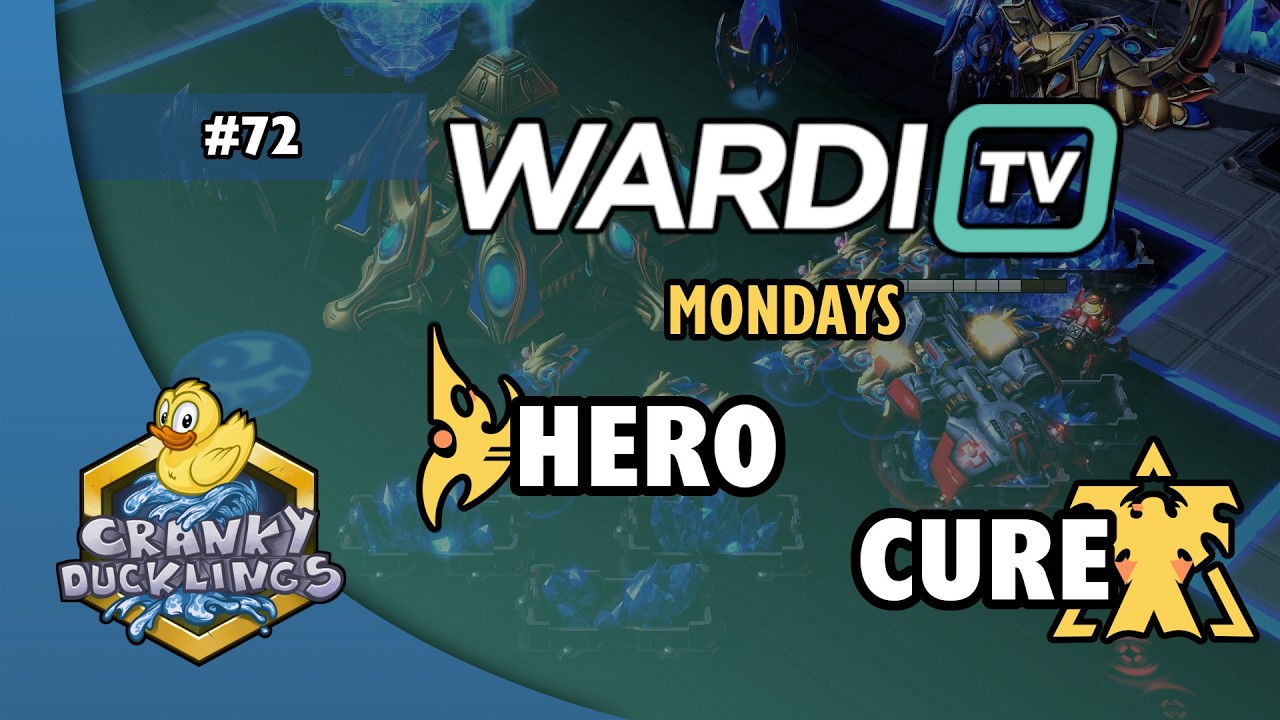 herO vs Cure - PvT | WardiTV Mondays #72 | Weekly StarCraft 2 Tournament
