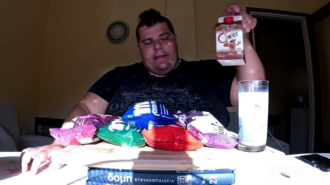 Tasty,  Greek Breakfast Six Different Croissant and Choco Milk. #mukbang.ENJOY!! (Talking) 😊