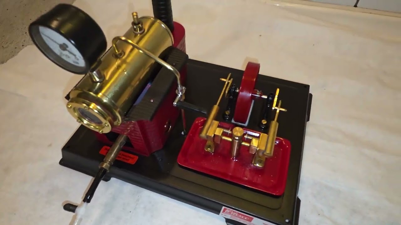 Dampfmaschine Wilesco Modell D12 das neueste Modell umgebaut mit anderen Regelventil 