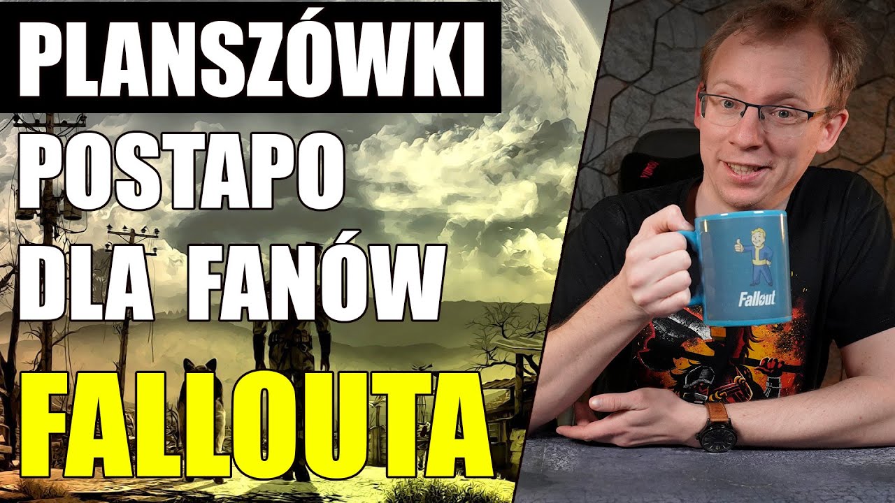 Planszówki POSTAPO dla fanów FALLOUTA ☢️☢️☢️