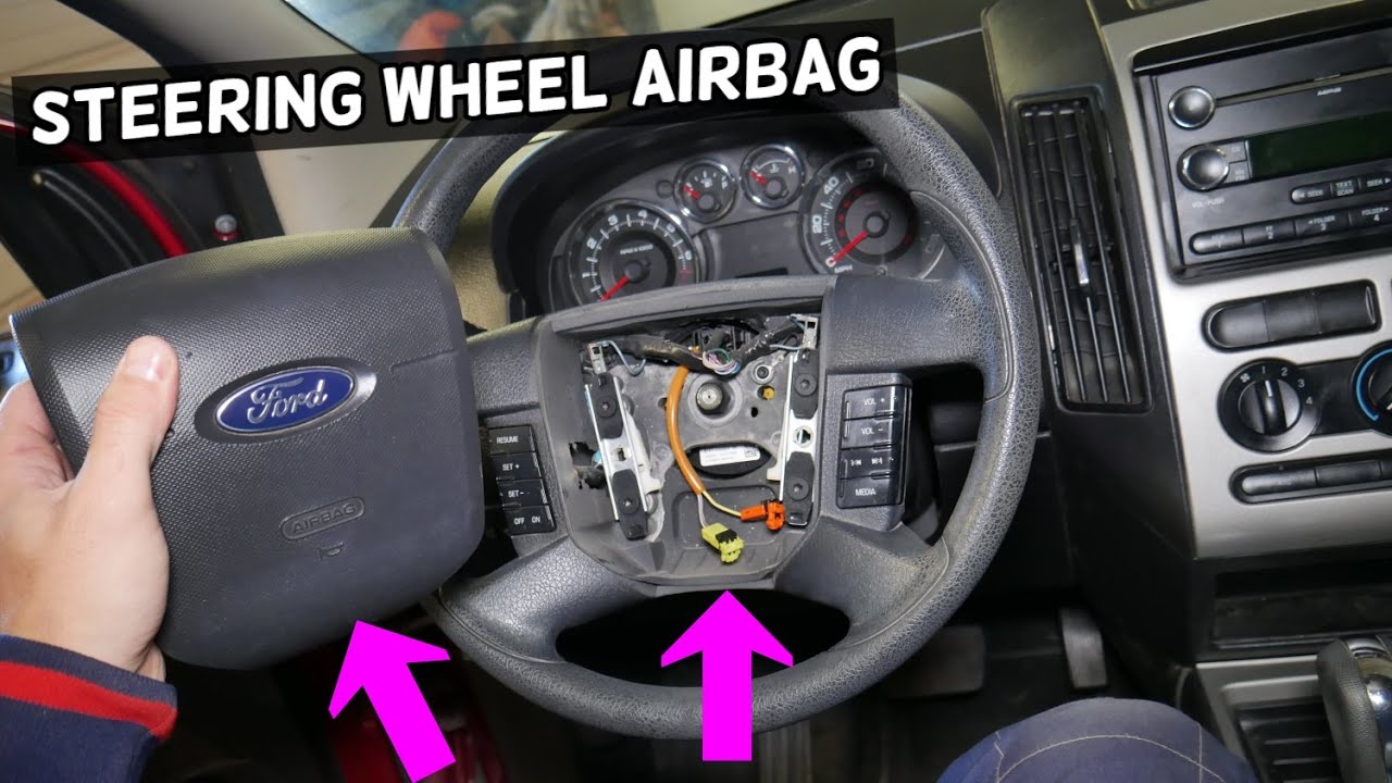 STEERING WHEEL AIRBAG REMOVAL REPLACEMENT FORD EDGE LINCOLN MKX