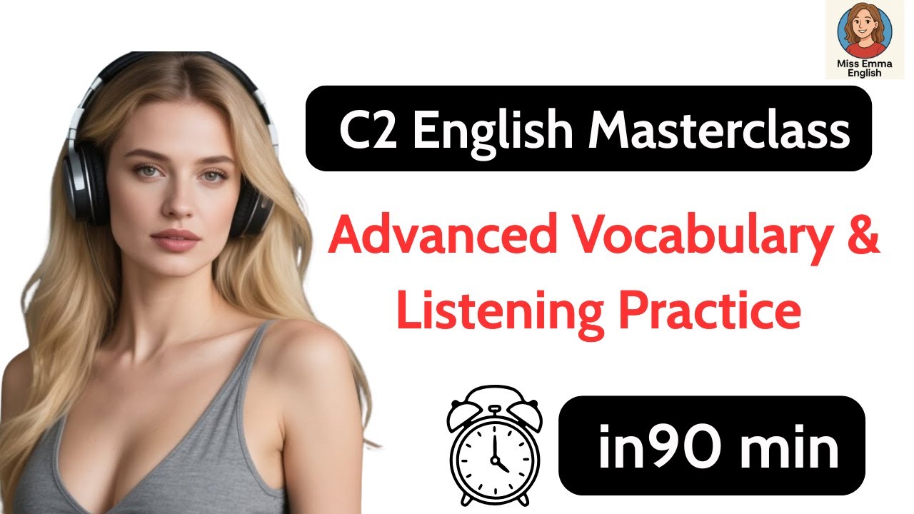 C2 English Masterclass Advanced Vocabulary for Fluent Speaking & Listening  English Podcast