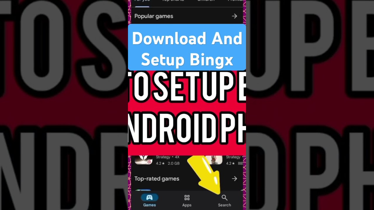 How to download setup and verify Bingx #tutorial #smartphone