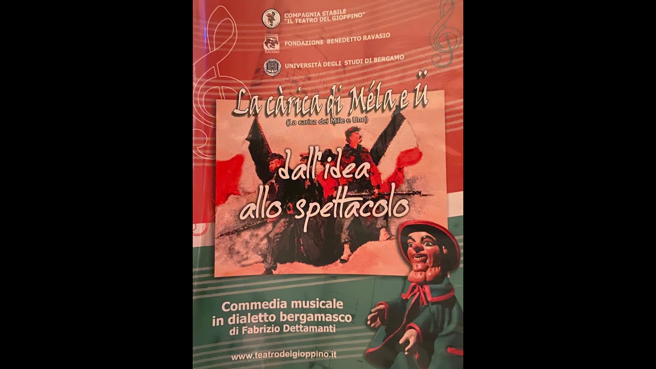 Commedia Dialettale - La Càrica di Méla e Ü - Dall'Idea allo Spettacolo - Il Teatro del Gioppino
