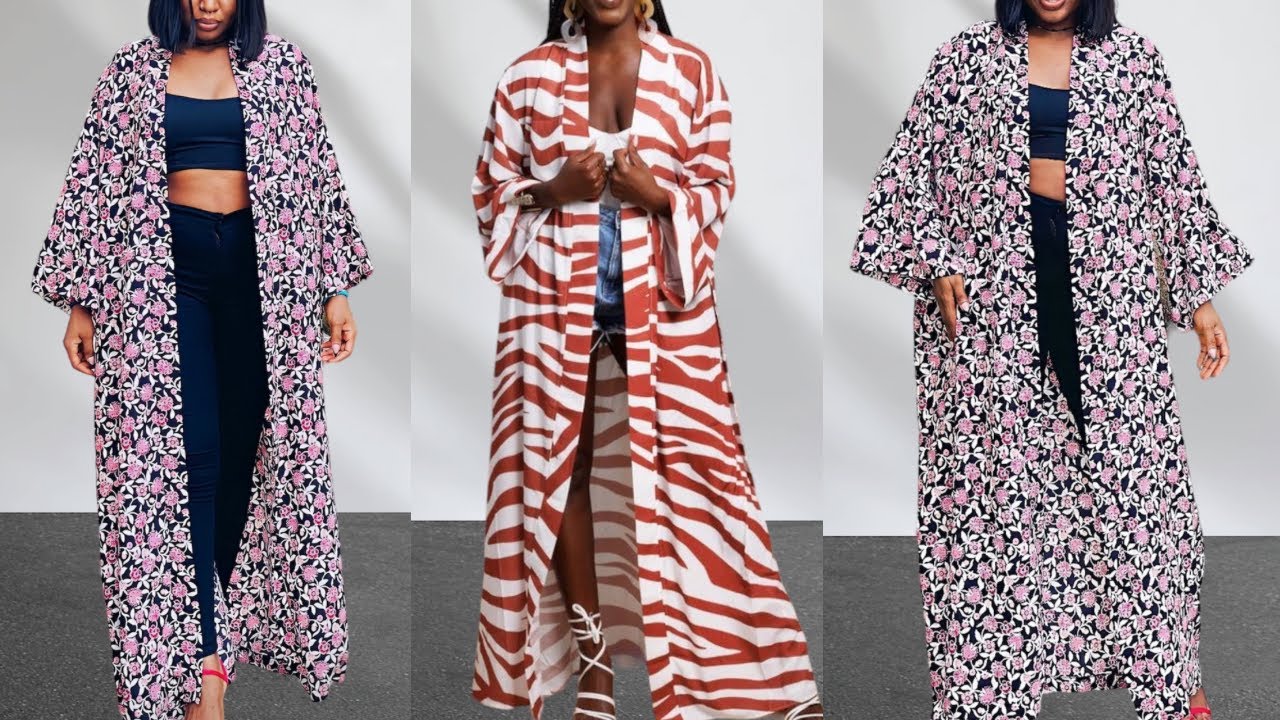 Making A Kimono Explained, Cutting, Sewing and illustration. Made Easy For Beginners