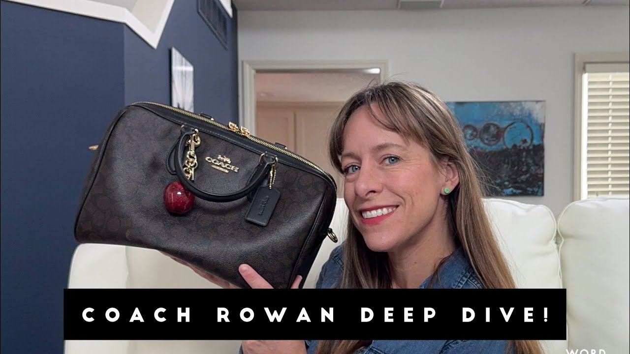 Coach Large Rowan Deep Dive plus Rowan Shopping!