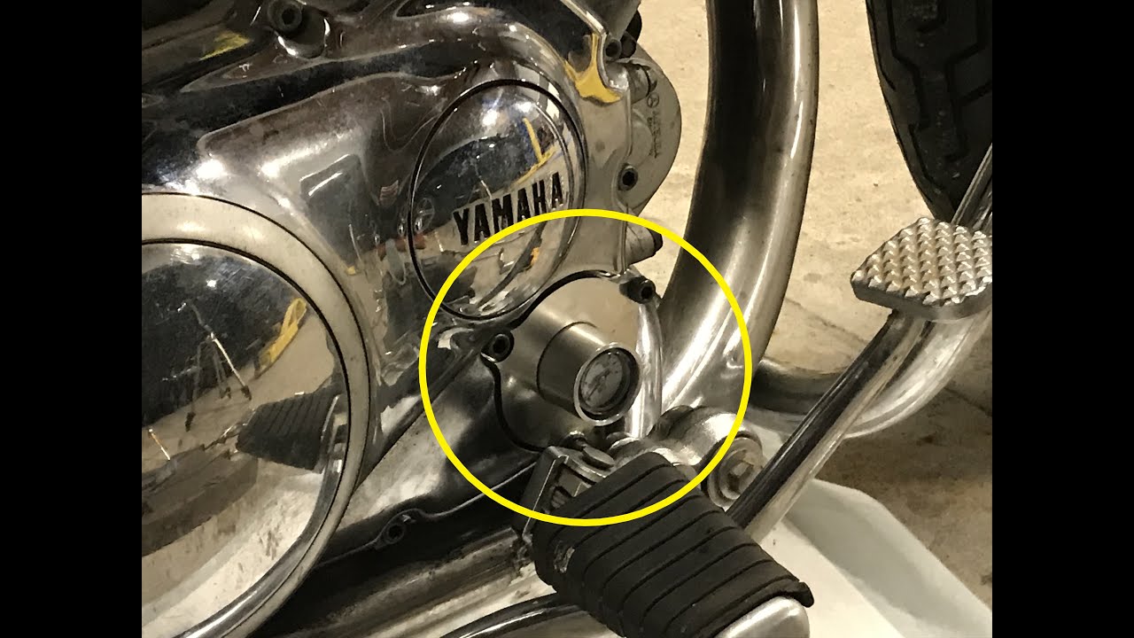 Billet Oil Filter Cover with Pressure gage for the 2nd Gen Virago