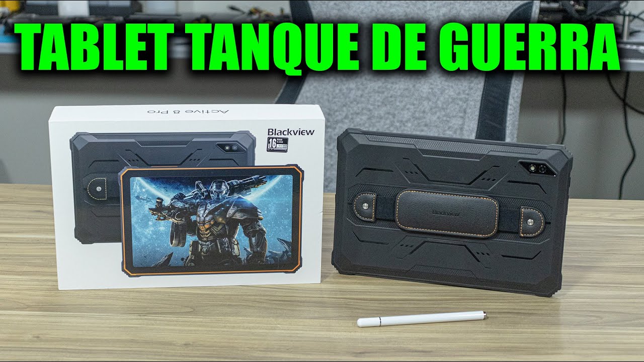 ESSE TABLET É UM TANQUE DE GUERRA POR 1200 REAIS, BLACKVIEW ACTIVE 8 PRO