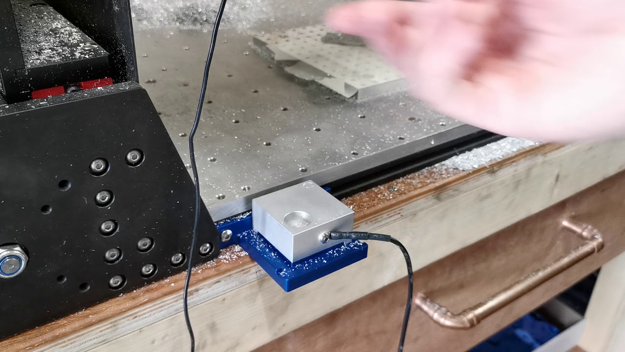 A quick look at semi automated tool change with tool offset probing using the Zero2 Probe & mount