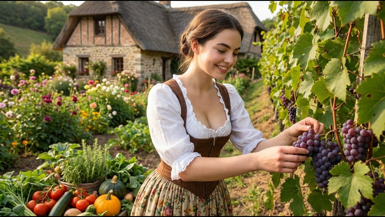 A Perfect Peaceful Day on a Swiss Mountain Farm  4K Relaxing Nature, Vineyards & Animals