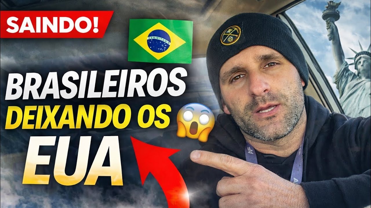 Brasileiros estão se auto deportando dos Estados Unidos 