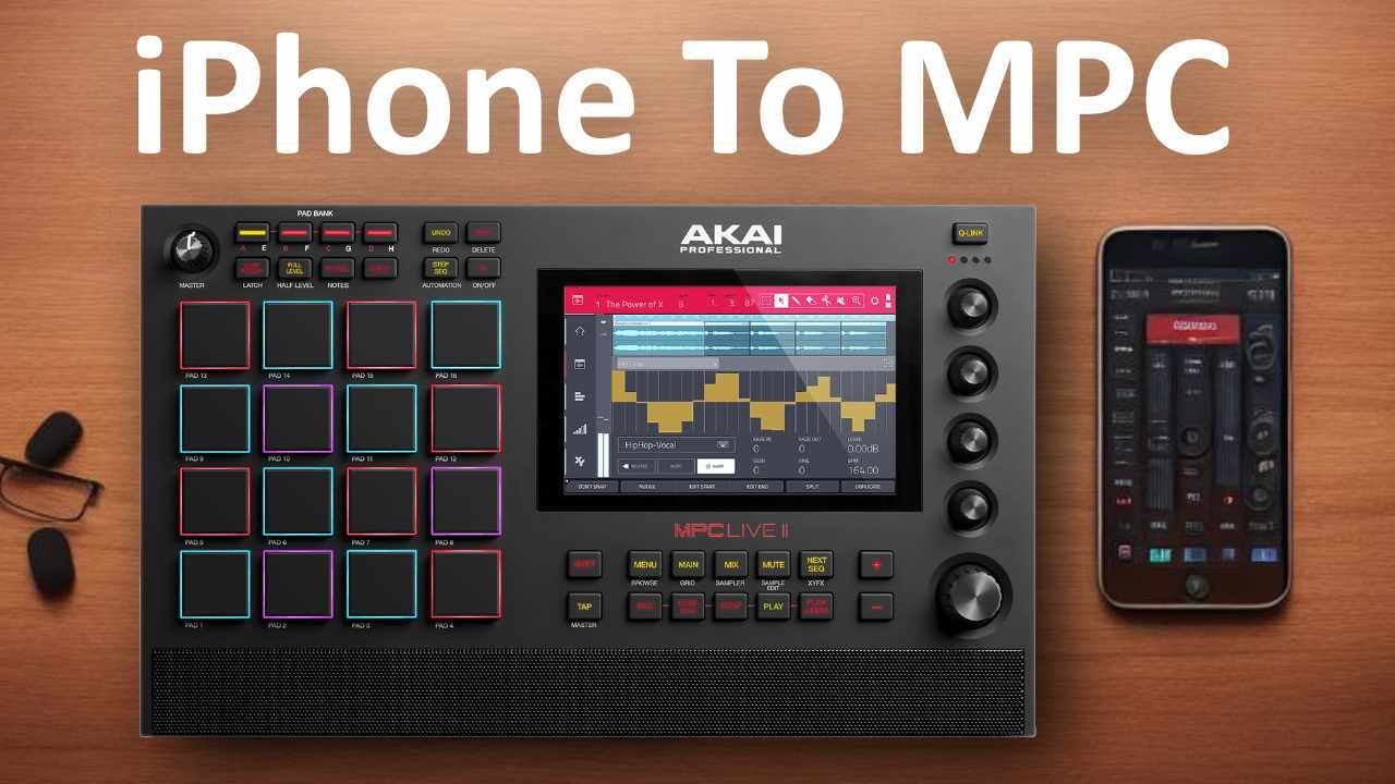 Подключите MPC к iPhone (Akai MPC Live 2, One, X, Keys, Live и другие)