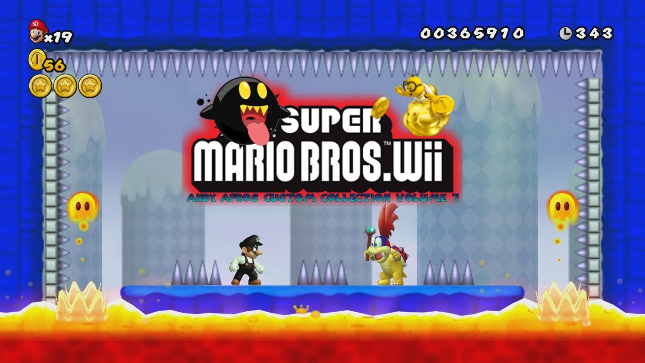 Andy Afro's 7 Super Mario Bros.Wii #2 Walkthrough 100%