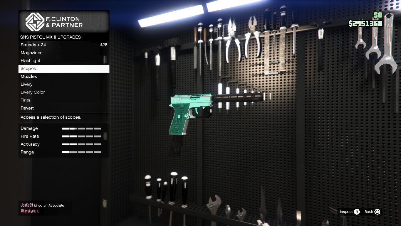 Customized 2 Guns For OVER 200,000‼️‼️COD Loadout in gta