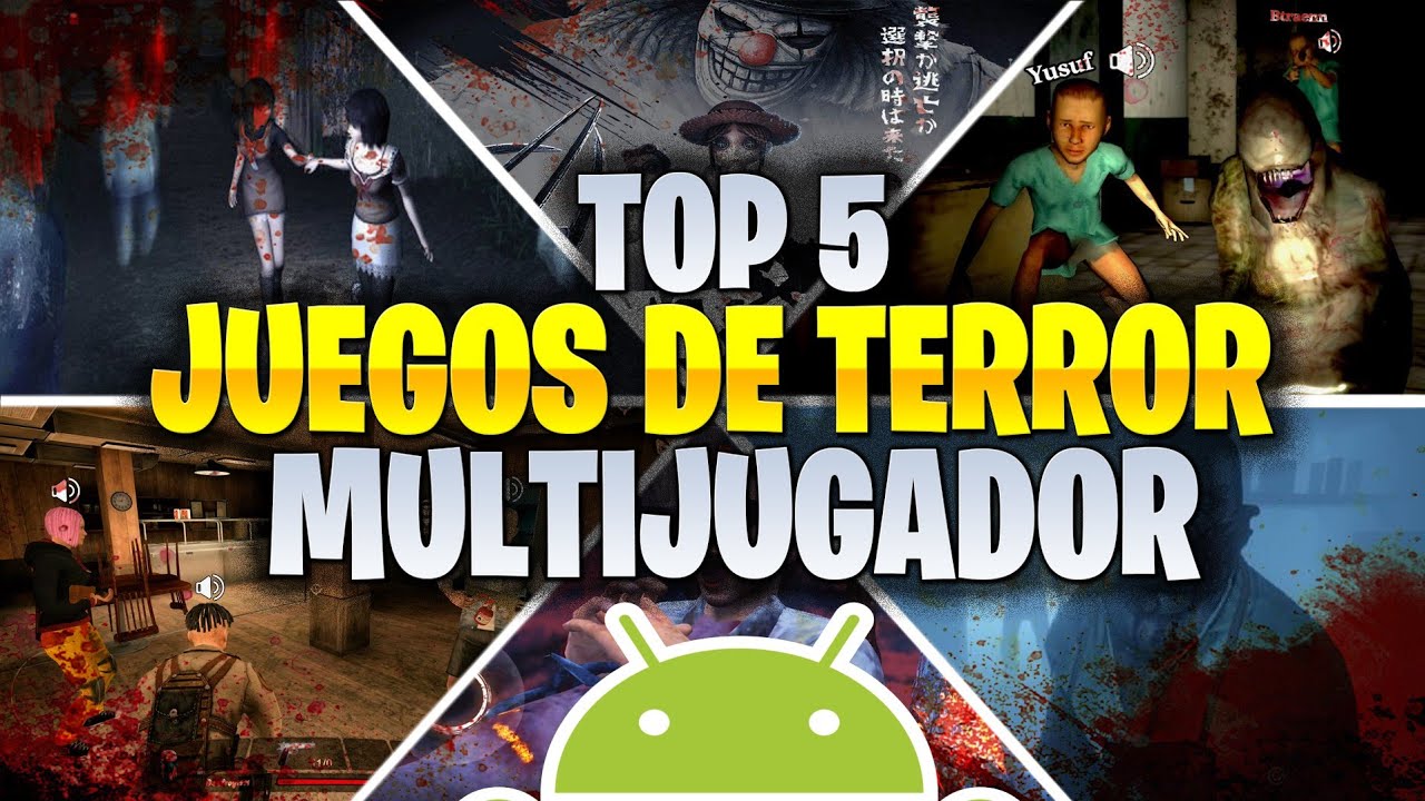 ✅TOP 5 MEJORES JUEGOS DE TERROR MULTIJUGADOR PARA ANDROID😲 (con chat de voz) 2023