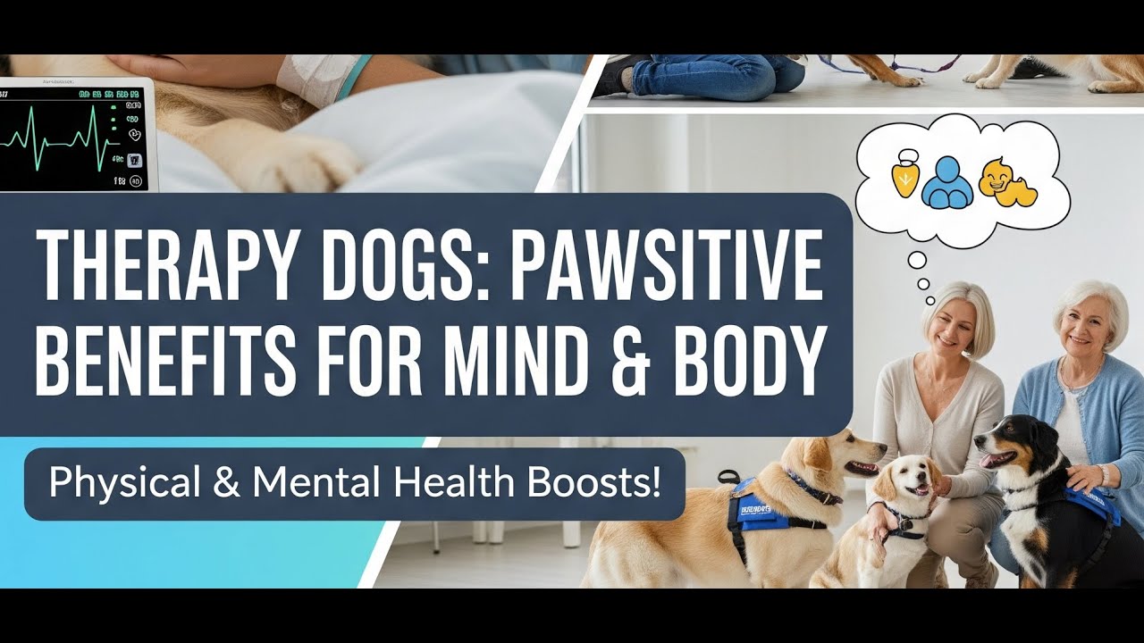 The Benefits of Therapy Dogs for Both Physical and Mental Health