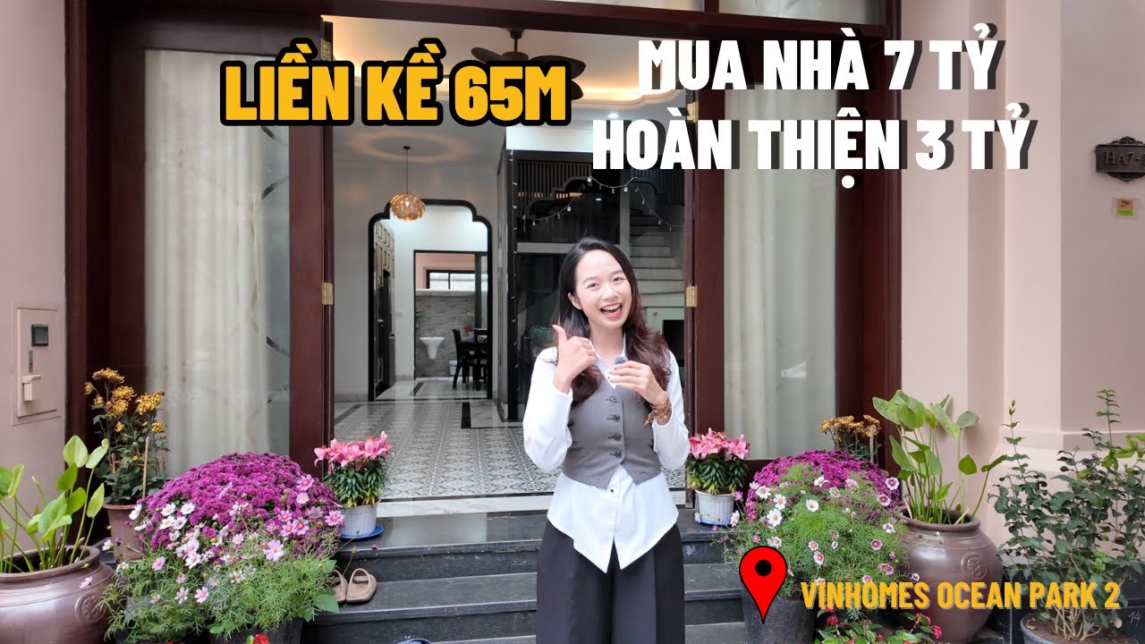 "BẮT ĐÁY THÀNH CÔNG" LIỀN KỀ 65M VINHOMES OCEAN PARK 2| CÔNG TRÌNH HOÀN THIỆN VỀ Ở CỰC TÂM HUYẾT