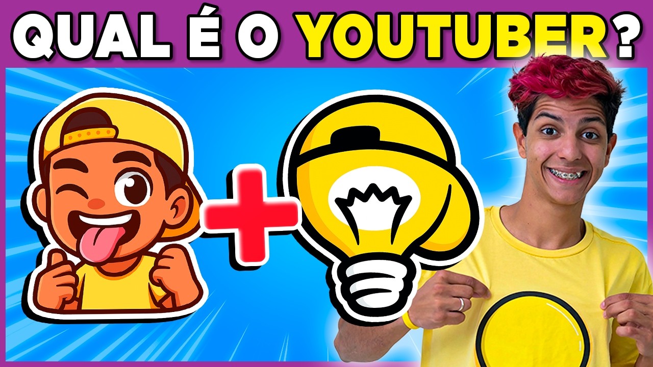 ▶️ ADIVINHE O YOUTUBER PELOS EMOJIS | Quiz de YouTubers