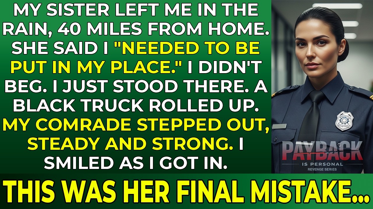 My Sister Left Me In The Rain To “Teach Me A Lesson”—She Never Expected My Comrade To Arrive