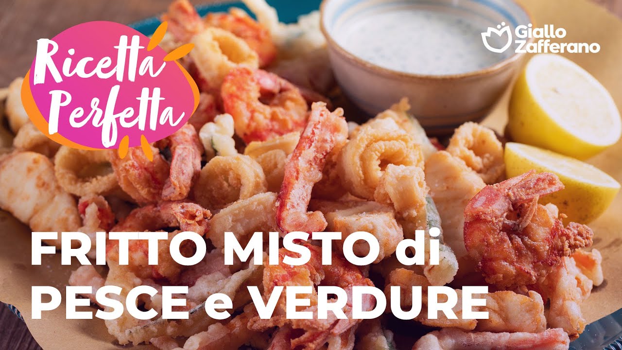 🌊💛 FRITTO MISTO di PESCE e VERDURE - ESPLOSIONE di SAPORI!✨😎