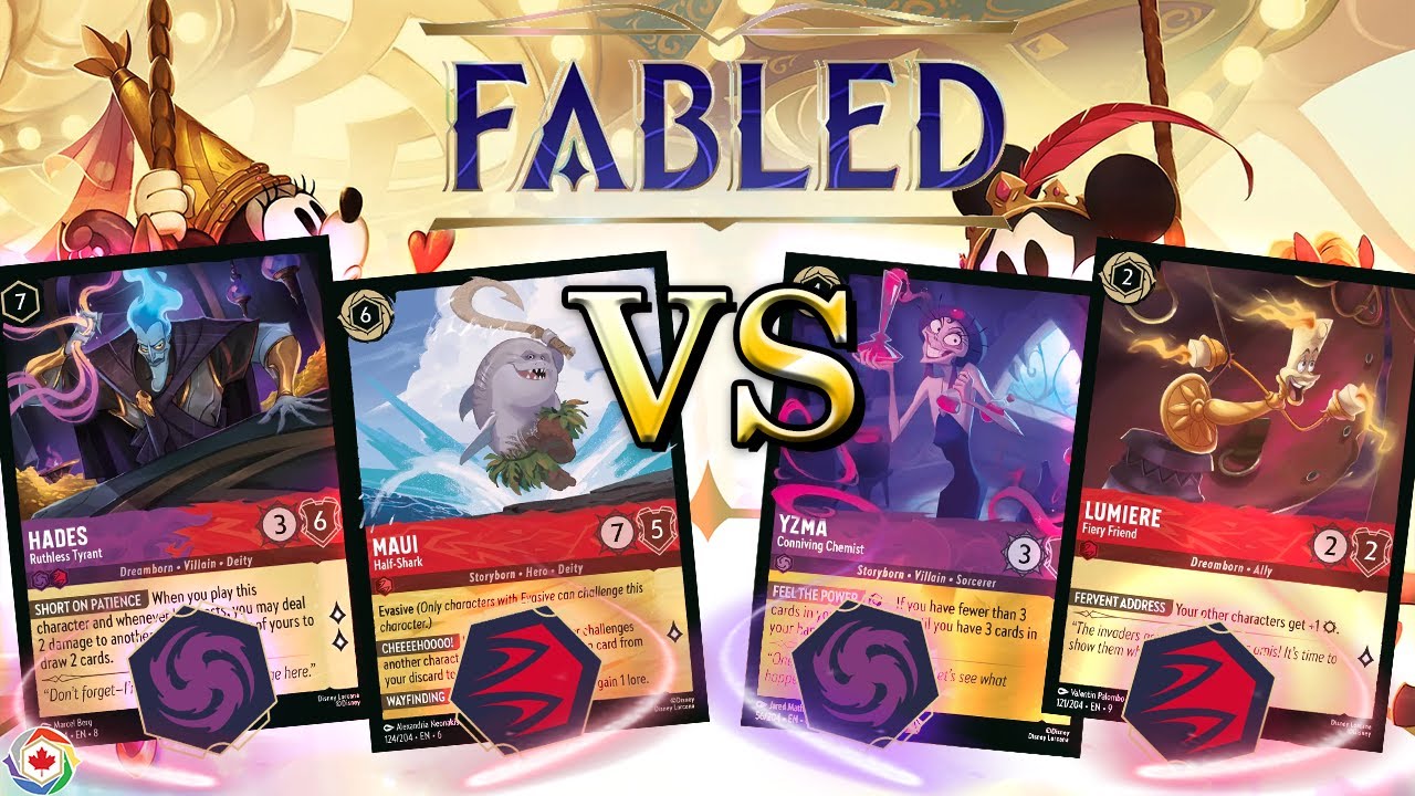 Will This Deck Be Meta Again?! Ruby Amethyst Vs Ruby Amethyst - Lorcana Fabled League Gameplay
