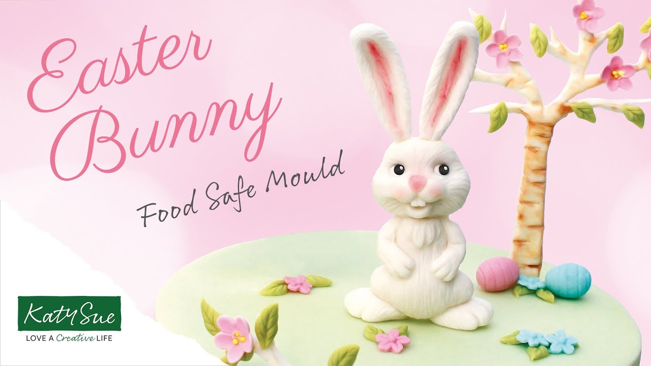 Easter Bunny Food Safe Mould For Cakes & Crafts
