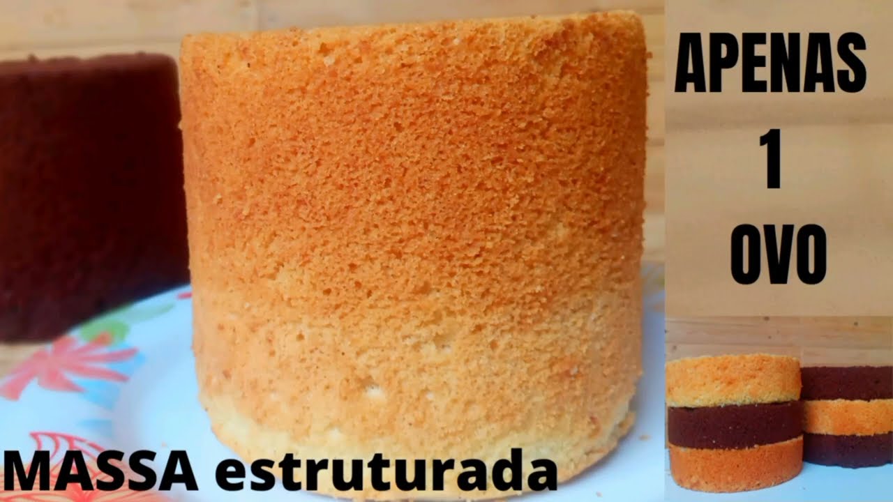 MASSA branca econômica apenas 1 ovo Forma 10x10.