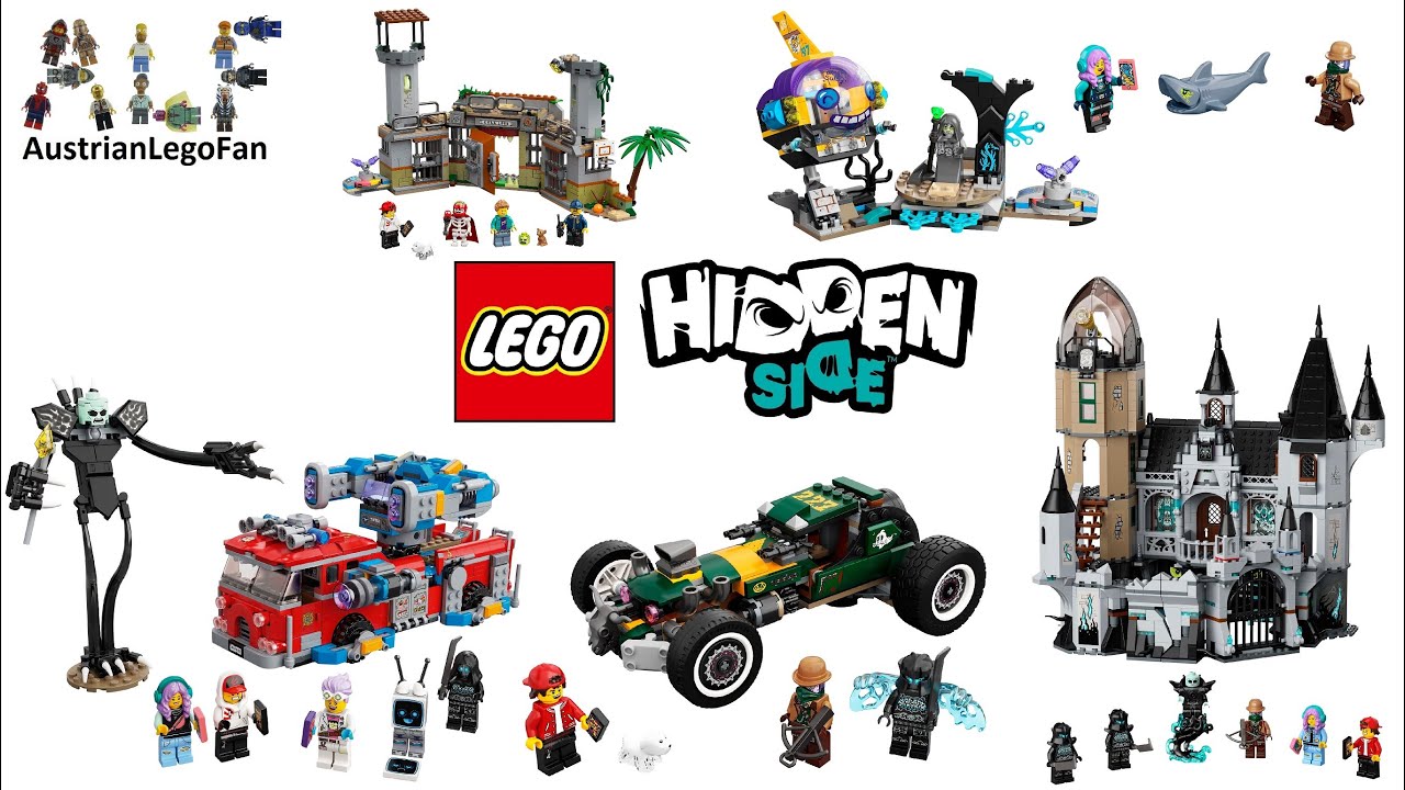 Kompilacja wszystkich zestaw&oacute;w letnich LEGO Hidden Side 2020 &ndash; recenzja Lego Speed Build