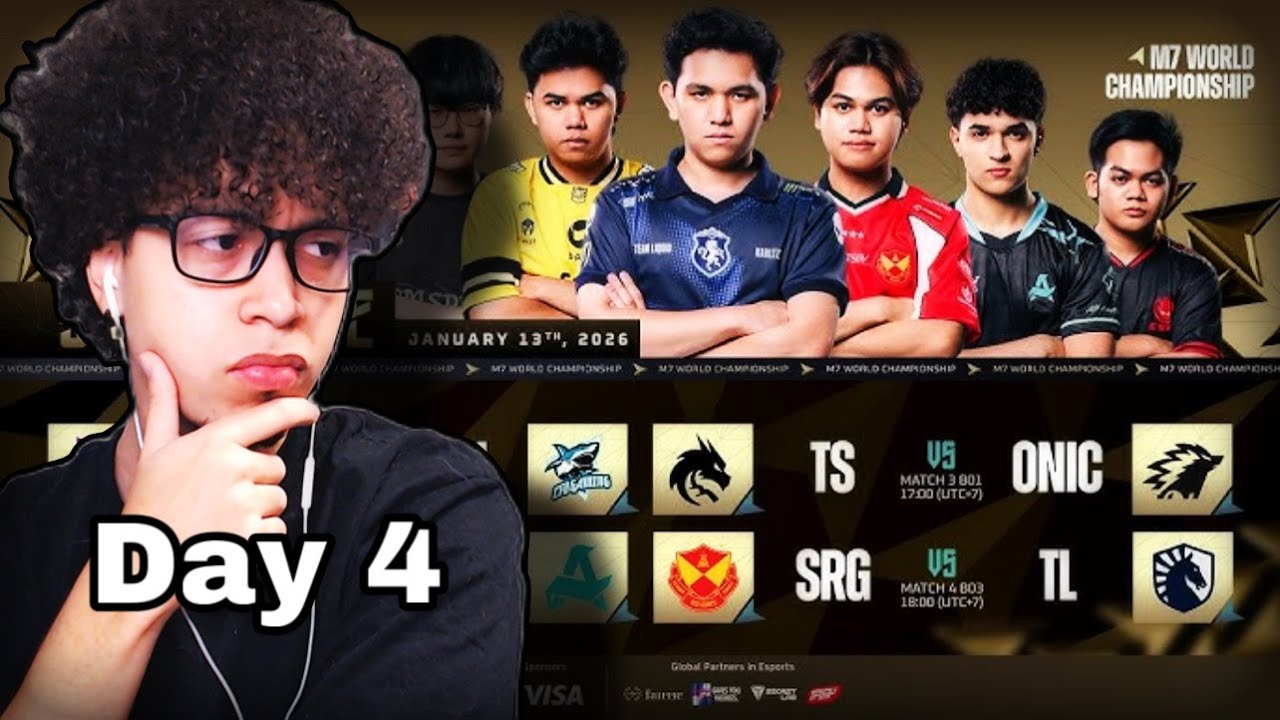 🔴TLPH Vs SRG M7 World Championship Swiss Round Day  4 | LIVE Watch Party
