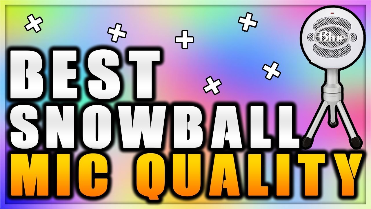 How to Make Your Blue Snowball Mic🎤 Sound Like a Studio Mic (Professional, BEST SETTINGS!)