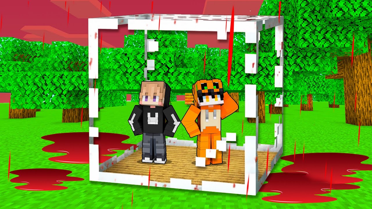 KEZRI & FERIX MEMBUAT PERTAHANAN RUMAH KACA DARI HUJAN DARAH DI MINECRAFT!!