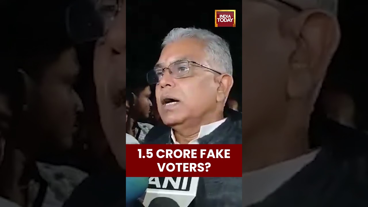 Dilip Ghosh Alleges 1.5 Crore Fake Voters In Bengal, Says, &ldquo;SIR Will Fix This&rdquo; | India Today