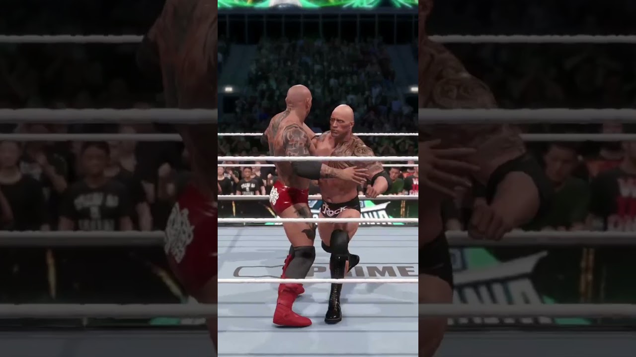Dream Match WWE2K25 - The Rock vs Batista Highlights