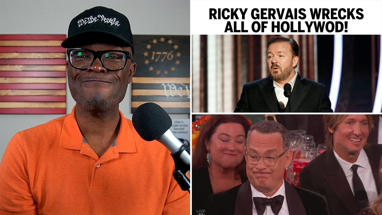 Ricky Gervais WRECKS All Of Hollywood At The Golden Globes!