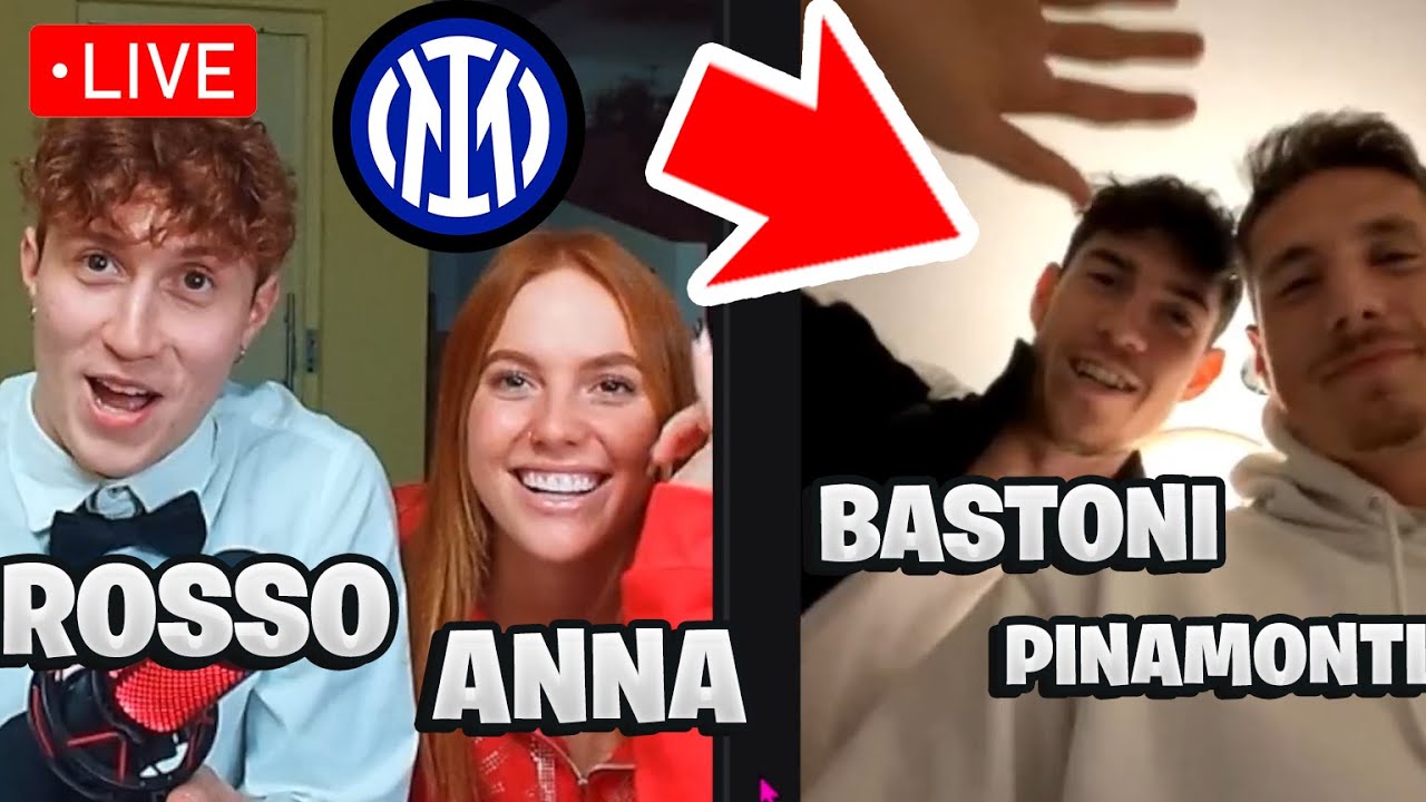 BASTONI e PINAMONTI Entrano in Live Dal ROSSO e ANNA CIATI!!