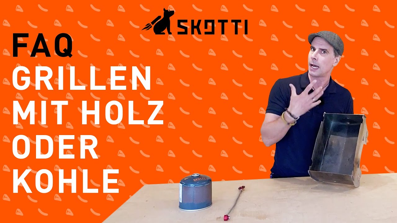 Skotti FAQs: Grillen mit Holz oder Kohle?