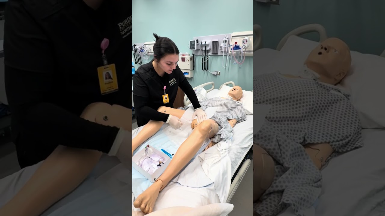 female catheter video
