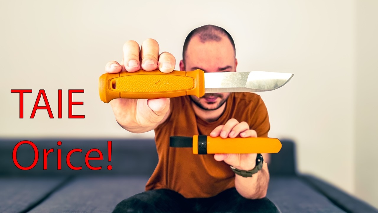 CEL MAI BUN CUȚIT pentru PESCUIT, V&Acirc;NĂTOARE și CAMPING sub 200 RON! Morakniv Kansbol