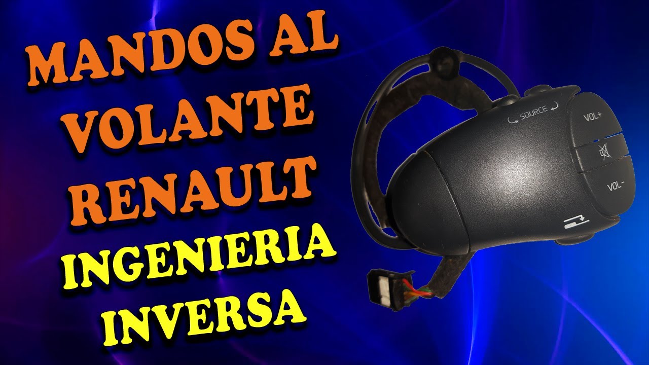Explicación del Funcionamiento Controles de audio al Volante 6 Cables Renault 