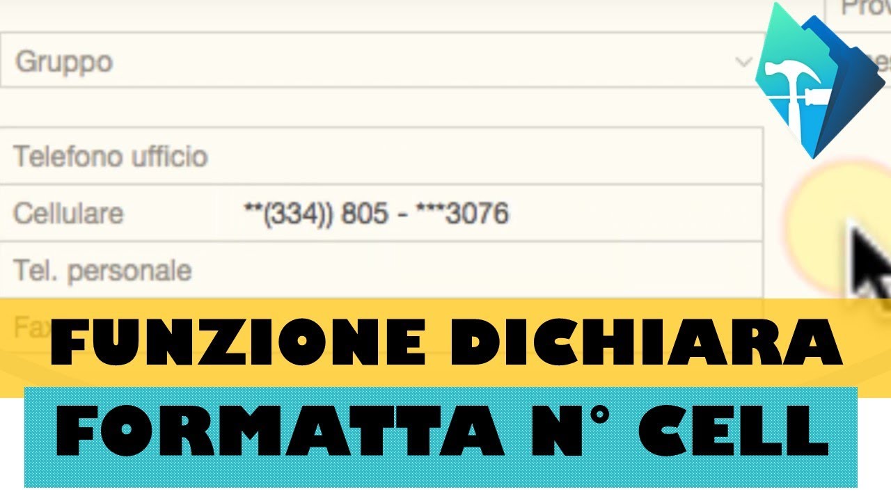 #12 Filemaker Script Funzione Dichiara | Formatta automaticamente Num cellulare | Funzione Filtro