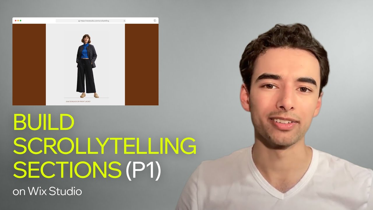 Create a scrollytelling section using color and imagery (Part 1) | Wix Studio