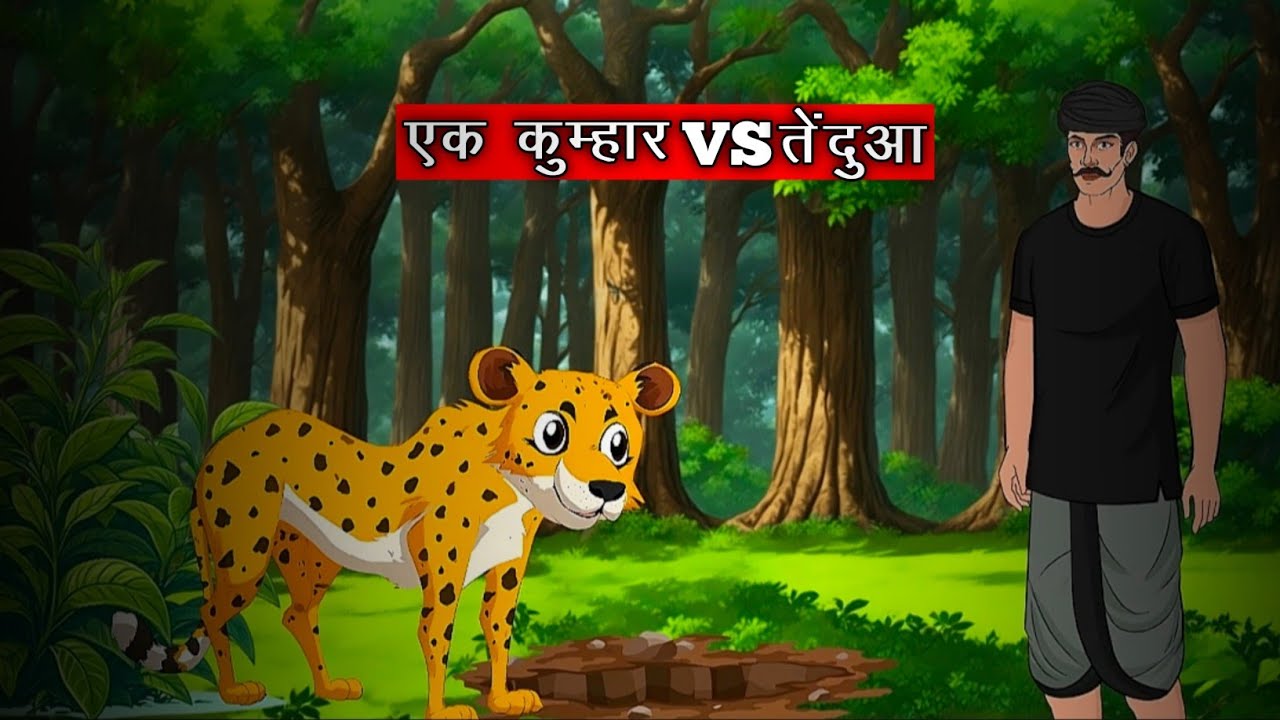 घमंड का अंत | जब एक कुम्हार ने तेंदुए को दिमाग से हराया | प्रेरणादायक हिंदी कहानी