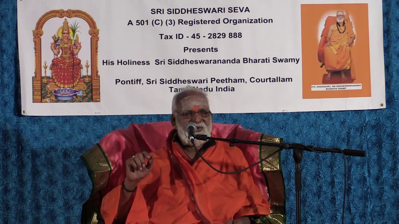 Courtallam Swamiji October 24  2015   Hanuman Temple Frisco