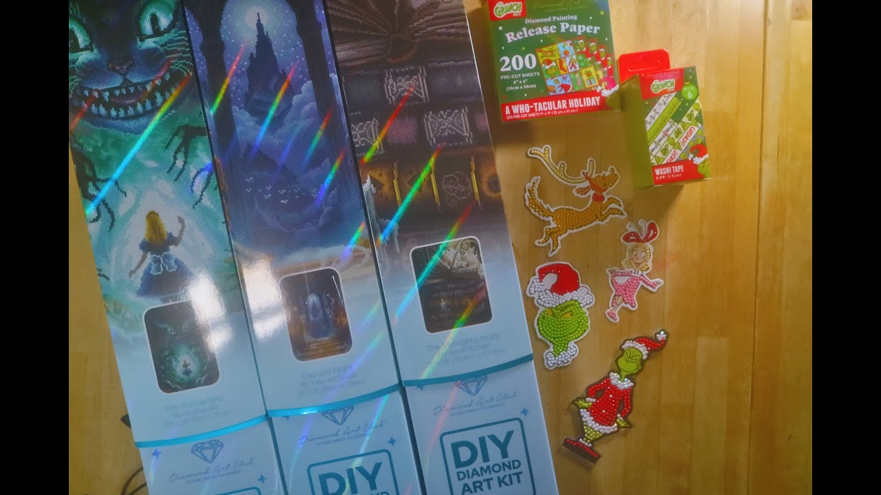kleiner Haul von Diamond Art club , 3 Bilder und Schnickschnack
