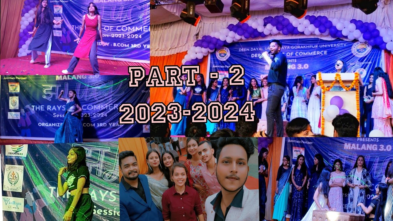 FRESHER PARTY OF D.D.U GORAKHPUR UNIVERSITY COMMERCE DEPARTMENT PART 2