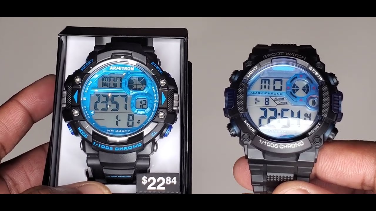 ARMITRON Pro Sport VS GEORGE Sport Watch Chrono Review & Comparison