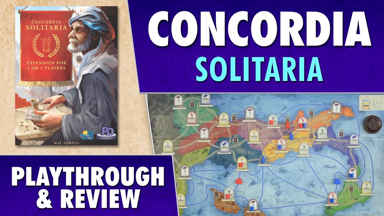 Concordia: Solitaria - Solo Playthrough