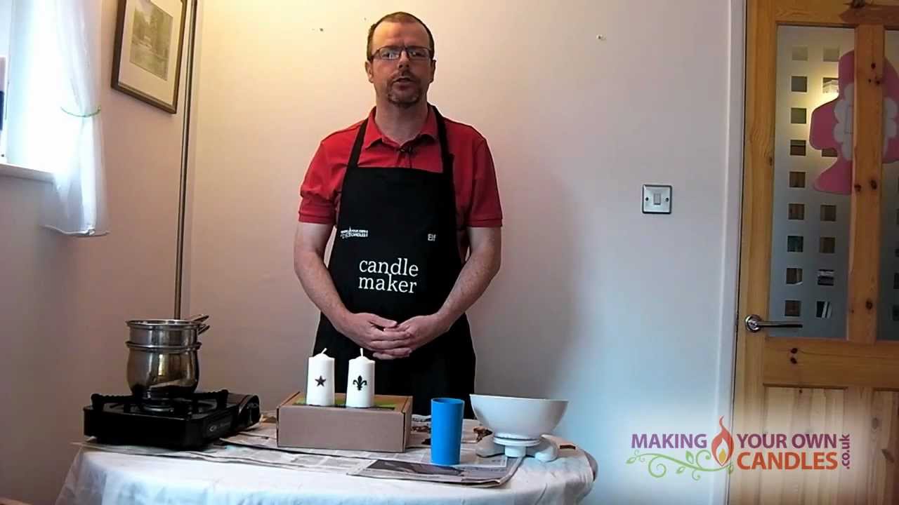 How to make a pillar candle with MakingYourOwnCandles