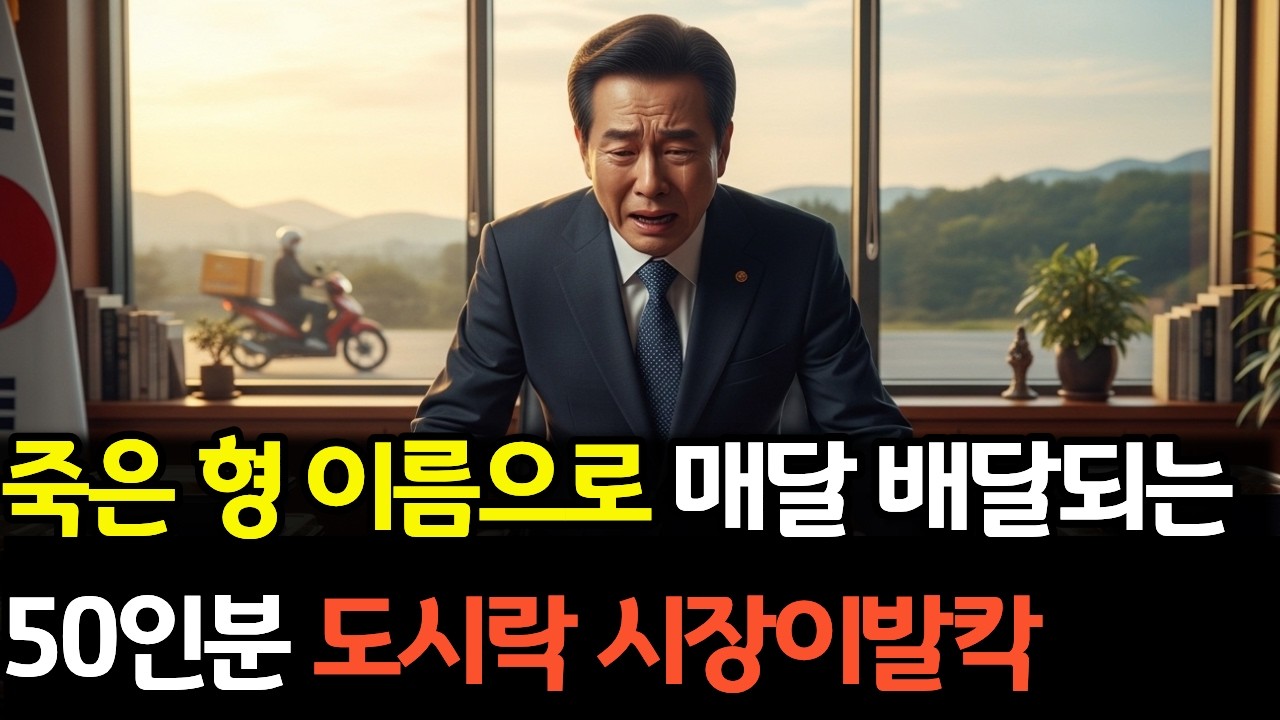 죽은 형 이름으로 매달 배달되는 50인분 도시락 [정체 알고 시장이 발칵 뒤집혔습니다]