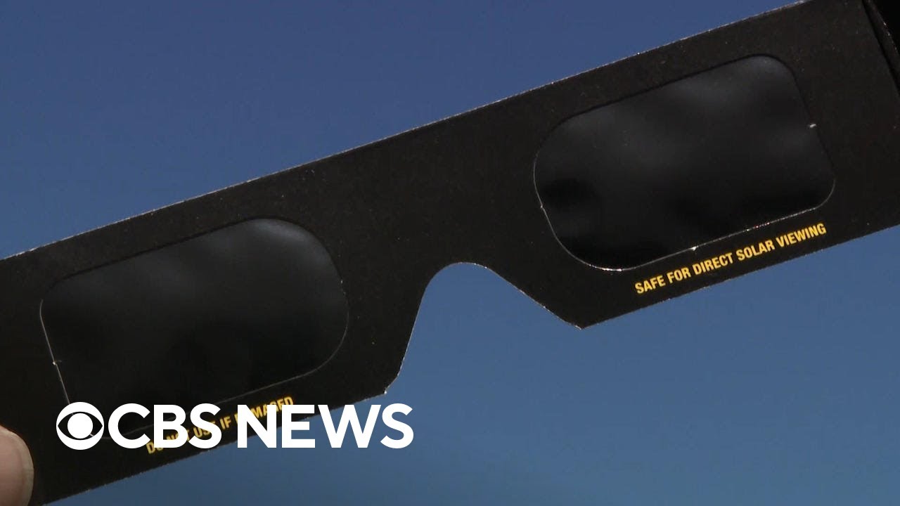 Fake eclipse glasses are hitting the market. Here's how to check if yours are safe to use.